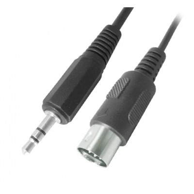 MX EP Stereo Male Plug 3.5mm To MX 7 Pin DIN Male Plug Cord 1.5 Meter (MX-2978) MX EP Stereo Male Plug 3.5mm To MX 7 Pin DIN Male Plug Cord 1.5 Meter (MX-2978)