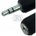 MX EP Stereo Male Plug 3.5mm To MX EP Stereo Female Socket 3.5mm Cord 3 Meter (MX-605C) - 10 Pieces Pack