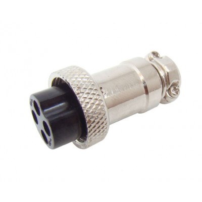 MX M-16 MIC Plug Male Connector 3 Pin Plug (MX-395) - 40 Pieces Pack MX M-16 MIC Plug Male Connector 3 Pin Plug (MX-395) - 40 Pieces Pack