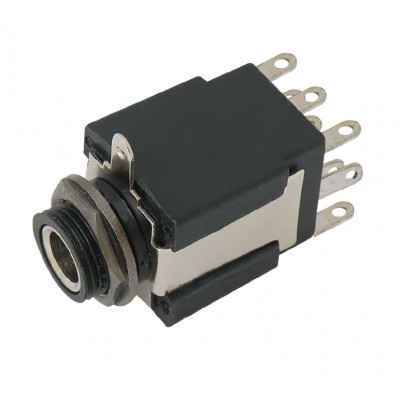 MX P-38 Stereo Female Connector Box Type Plastic (MX-78) - 200 Pieces Pack MX P-38 Stereo Female Connector Box Type Plastic (MX-78) - 200 Pieces Pack