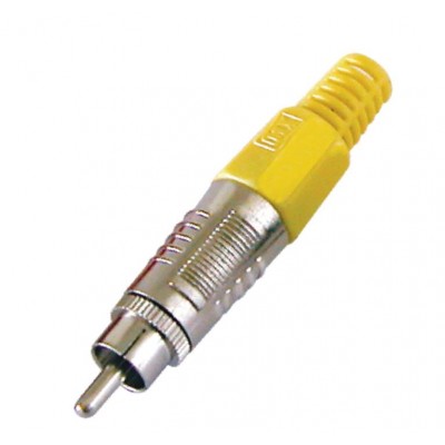 MX RCA Male Plug Connector Fancy Cap Copper Plated (MX-1739) MX RCA Male Plug Connector Fancy Cap Copper Plated (MX-1739)