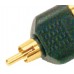 MX RCA Male Plug To MX 2 RCA Male Plug Connector (MX-706) - 25 Pieces Pack MX RCA Male Plug To MX 2 RCA Male Plug Connector (MX-706) - 25 Pieces Pack