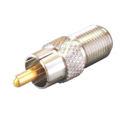 MX RCA Male Plug To MX F Female Connector Pin Gold Plated (MX-539) - 25 Pieces Pack MX RCA Male Plug To MX F Female Connector Pin Gold Plated (MX-539) - 25 Pieces Pack