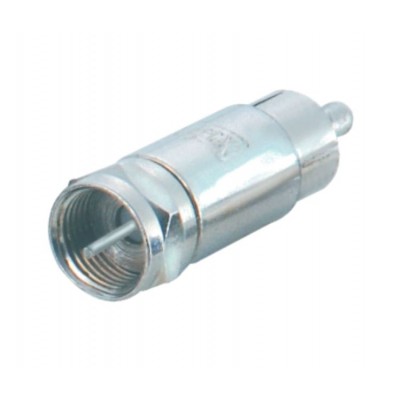 MX RCA Male Plug To MX F Type Male Plug Connector (MX-559) - 25 Pieces Pack MX RCA Male Plug To MX F Type Male Plug Connector (MX-559) - 25 Pieces Pack