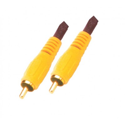 MX RCA Male Plug To MX RCA Male Plug Cord Heavy Duty 6mm Diameter Gold Plated 10 Meter (MX-782B) - 2 Pieces Pack MX RCA Male Plug To MX RCA Male Plug Cord Heavy Duty 6mm Diameter Gold Plated 10 Meter (MX-782B) - 2 Pieces Pack