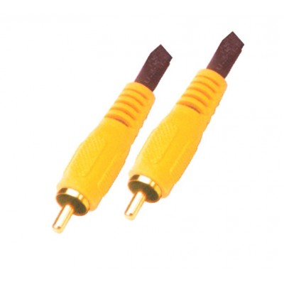 MX RCA Male Plug To MX RCA Male Plug Cord Heavy Duty 6mm Diameter Gold Plated 5 Meter (MX-782A) - 2 Pieces Pack MX RCA Male Plug To MX RCA Male Plug Cord Heavy Duty 6mm Diameter Gold Plated 5 Meter (MX-782A) - 2 Pieces Pack