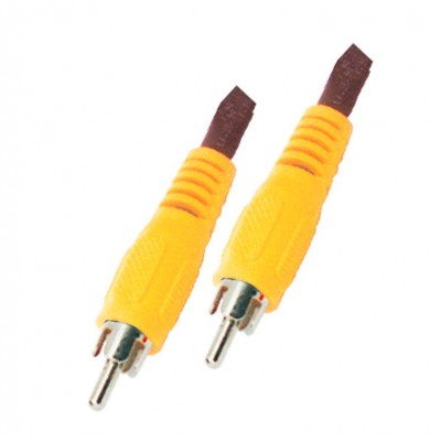 MX RCA Male Plug To MX RCA Male Plug Cord Heavy Duty 6mm Diameter Nickle Plated 5 Meter (MX-781A) - 2 Pieces Pack MX RCA Male Plug To MX RCA Male Plug Cord Heavy Duty 6mm Diameter Nickle Plated 5 Meter (MX-781A) - 2 Pieces Pack