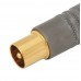 MX RF Male Connector Full Metal with Locking Screw Gold Plated Heavy Duty (MX-486) - 25 Pieces Pack