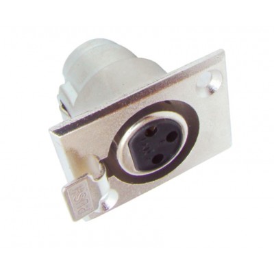 MX XLR 3 Pin MIC Female Connector Panel Mounting Neutrik Type (MX-388) - 25 Pieces Pack MX XLR 3 Pin MIC Female Connector Panel Mounting Neutrik Type (MX-388) - 25 Pieces Pack