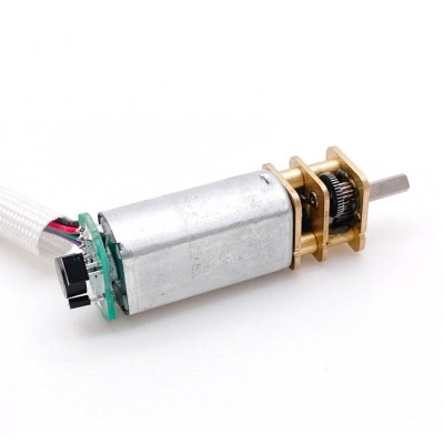 N12 2.4V 57RPM Metal Gear Motor With Encoder