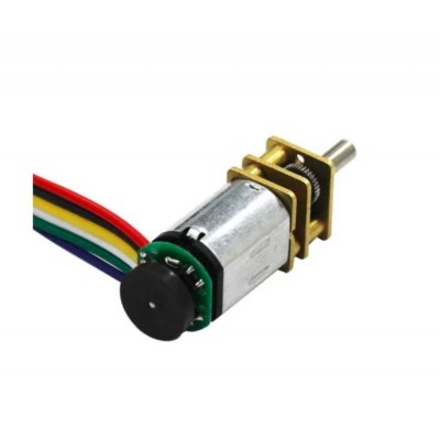 N12 5V 120RPM Metal Gear Motor With Encoder