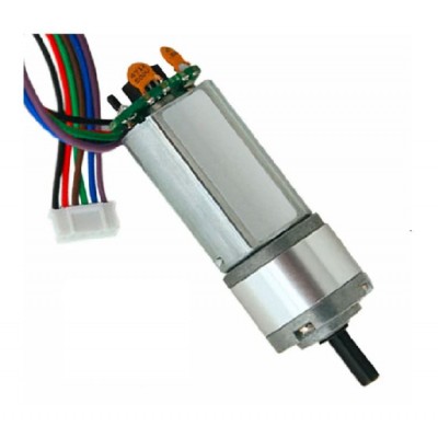 N20 24V 340RPM Metal Gear Motor With Encoder D Type