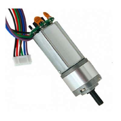 N20 24V 90RPM Metal Gear Motor With Encoder D Type