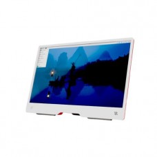 Official Raspberry Pi 15.6 inch Monitor with Speakers (Red/White)