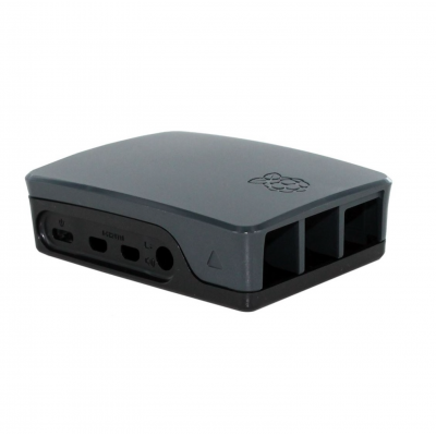 Official Raspberry Pi 4 Case-Black-Grey