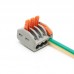 PCT-214 0.08-2.5mm 4 Pole Wire Connector Terminal Block with Spring Lock Lever for Cable Connection