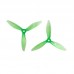 5149(5.1X4.9) Tri Blade Flash Propellers 2CW+2CCW-Transparent Green