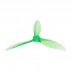 5149(5.1X4.9) Tri Blade Flash Propellers 2CW+2CCW-Transparent Green