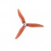 Hurricane MCK ReV3 51366-3 PC Durable Tri-Blade FPV Drone Propeller Litchi Red (2CCW+2CW)