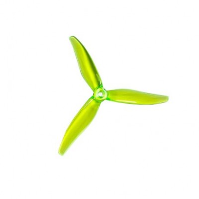 Hurricane MCK ReV3 51366-3 PC Durable Tri-Blade FPV Drone Propeller Radioactive Yellow (2CCW+2CW)