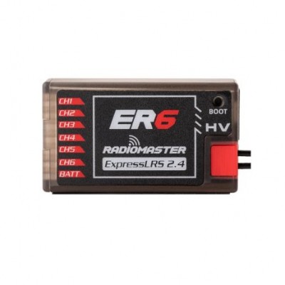 Radiomaster ER6 2.4GHz ELRS PWM Receiver Radiomaster ER6 2.4GHz ELRS PWM Receiver