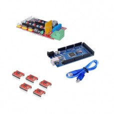 RAMPS 1.4 3D Printer controller+Mega2560 with cable compatible with Arduino +5Pcs A4988 Driver with heat sink Kit