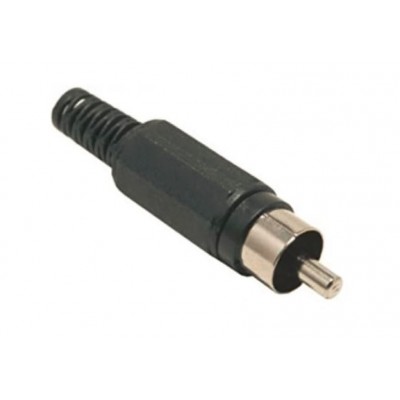 RCA Plug - Male - Black Color