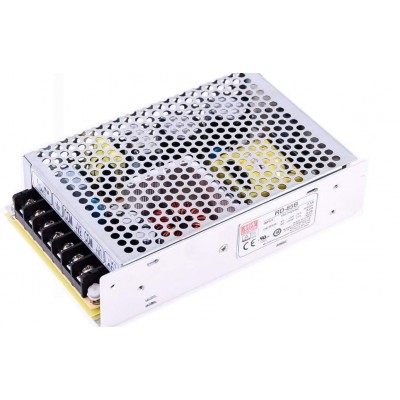 RD-85B Mean Well SMPS 5V 8A and 24V 2A - 88W Dual Output Metal Power Supply RD-85B Mean Well SMPS 5V 8A and 24V 2A - 88W Dual Output Metal Power Supply