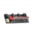 Red 009SPLUS PCI-E Riser Extender, 1X to 16X, Graphics Card, PCIE Extension Cable Adapter Single Interface
