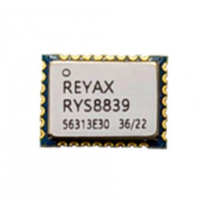 Reyax RYS8839 Ultra-Low Power, L1 L5 Dual-Band Multi-Constellation +1.8V GNSS Module