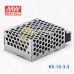 RS-15-3.3 Mean Well SMPS - 3.3V 3A - 9.9W Metal Power Supply RS-15-3.3 Mean Well SMPS - 3.3V 3A - 9.9W Metal Power Supply