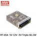 RT-65A Mean Well SMPS (5V 6A), (12V 2.8A) and (-5V 0.5A) - 66.1W Triple Output Metal Power Supply RT-65A Mean Well SMPS (5V 6A), (12V 2.8A) and (-5V 0.5A) - 66.1W Triple Output Metal Power Supply
