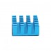 Set of Blue Aluminum Heatsink for Raspberry Pi