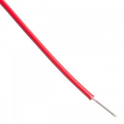Single Strand Hookup Wire - 22AWG (Gauge) - Red - 5 metre