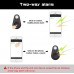Smart Mini GPS Tracker Anti-Lost Waterproof Bluetooth Tracer for Pets- Black