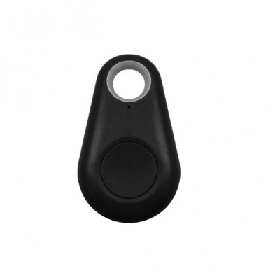 Smart Mini GPS Tracker Anti-Lost Waterproof Bluetooth Tracer for Pets- Black