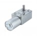 Solid Shaft JGY370 DC12V 23RPM/MIN High Torque Self- locking Strong Wheel Turbine Worm Reduction Motor