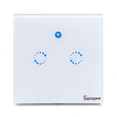 Sonoff T1 UK 2 Channels WiFi+RF+Touch Smart Switch Sonoff T1 UK 2 Channels WiFi+RF+Touch Smart Switch