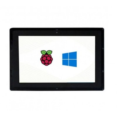 Waveshare 10.1inch Capacitive Touch Screen LCD (B) with Case, 1280x800, HDMI, IPS Screen, Low Power (Without Power Adapter)
