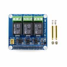 Waveshare 3 Channel Relay HAT Smart Home for Raspberry Pi 3