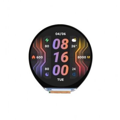 Waveshare ESP32-S3 1.46inch Round Display Development Board, 412412, Supports WiFi & Bluetooth, Accelerometer And Gyroscope Sensor, Onboard Speaker And Microphone, ESP32 With Display without cover glass