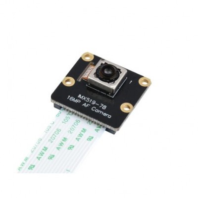 Waveshare IMX519-78 16MP AF Camera, Auto-Focus, high-resolution camera for Raspberry Pi Waveshare IMX519-78 16MP AF Camera, Auto-Focus, high-resolution camera for Raspberry Pi