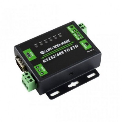 Waveshare Industrial RS232/RS485 to Ethernet Converter (EU) Waveshare Industrial RS232/RS485 to Ethernet Converter (EU)
