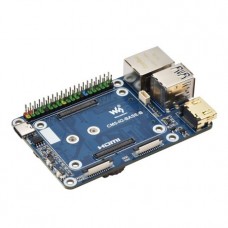 Waveshare Mini Base Board (B) designed for Raspberry Pi Compute Module 5 (NOT Included) with Onboard EEPROM And Encryption Chip