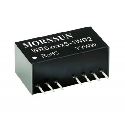 WRB1224S-1WR2 Mornsun 12V to 24V DC-DC Converter 1W Power Supply Module - Ultra Compact SIP Package WRB1224S-1WR2 Mornsun 12V to 24V DC-DC Converter 1W Power Supply Module - Ultra Compact SIP Package