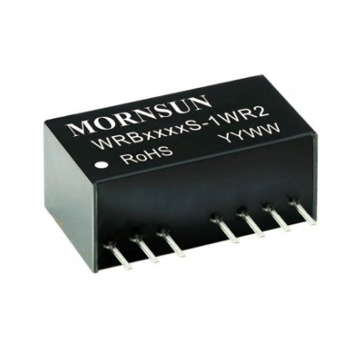 WRB2412S-1WR2 Mornsun 24V to 12V DC-DC Converter 1W Power Supply Module - Ultra Compact SIP Package WRB2412S-1WR2 Mornsun 24V to 12V DC-DC Converter 1W Power Supply Module - Ultra Compact SIP Package