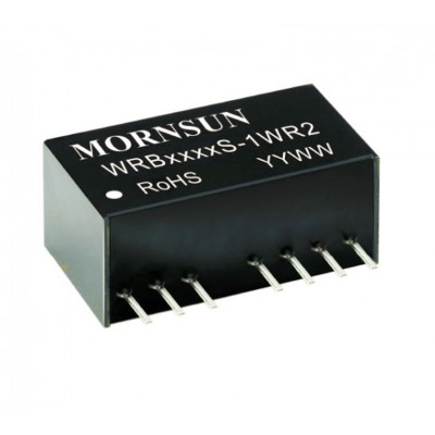 WRB2424S-1WR2 Mornsun 24V to 24V DC-DC Converter 1W Power Supply Module - Ultra Compact SIP Package WRB2424S-1WR2 Mornsun 24V to 24V DC-DC Converter 1W Power Supply Module - Ultra Compact SIP Package